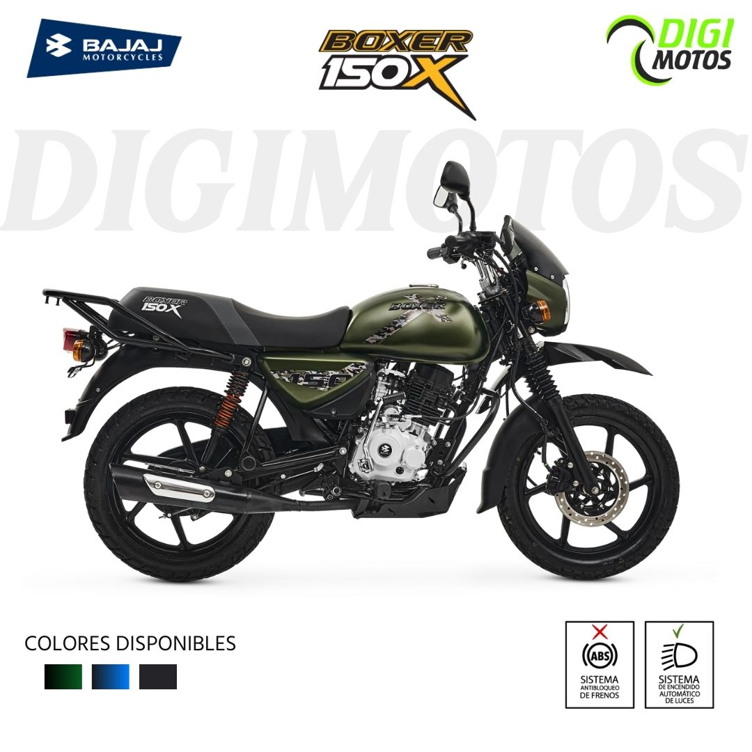 BOXER 150 X | Moto 150cc resistente para trabajo y ciudad - Digimotos